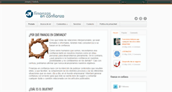 Desktop Screenshot of finanzasenconfianza.com
